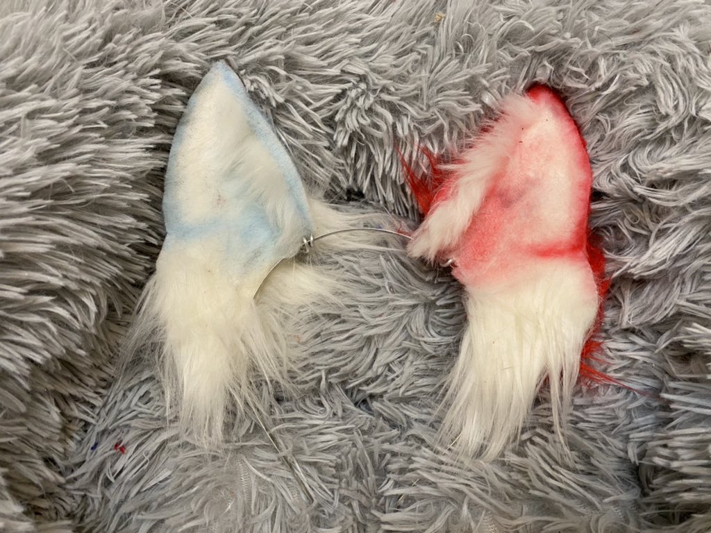 New #fauxfurears are going up on my etsy shop today! #todoroki #bnha #deku #furry