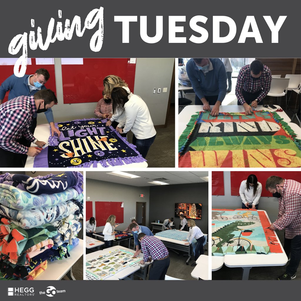 TheGOTeamSF's tweet photo. We teamed up with The Harms Team here at Hegg to make blankets for Project Warm Up! They provide warm blankets to children in need the Sioux Falls area.
For info visit https://t.co/HQ7B55rDhr
#givingtuesday #giveback #gobekind #projectwarmup #heggrealtors #thegoteam #gobegreat https://t.co/YTfmC3rDTx