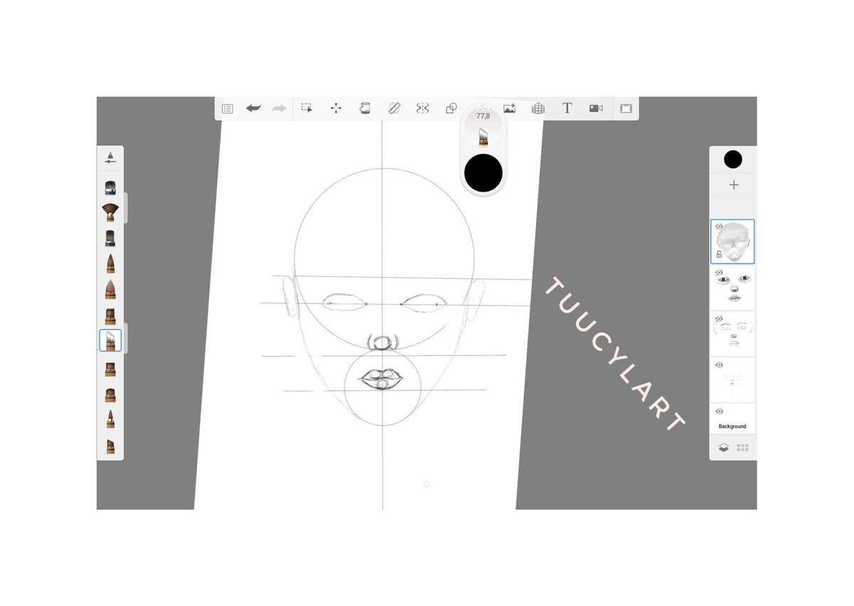 How I draw face.. #tuucylart #digitalart #digitaldrawing #digitalsketch #draw #sketchbook #sketch #art #digitalartist #arts #artsupport #artdaily #artistdaily #dailyart #dailysketch #dailydrawing #artistsupport #illustration #ArtistOnTwitter #illustrator  #anatomy #artwork
