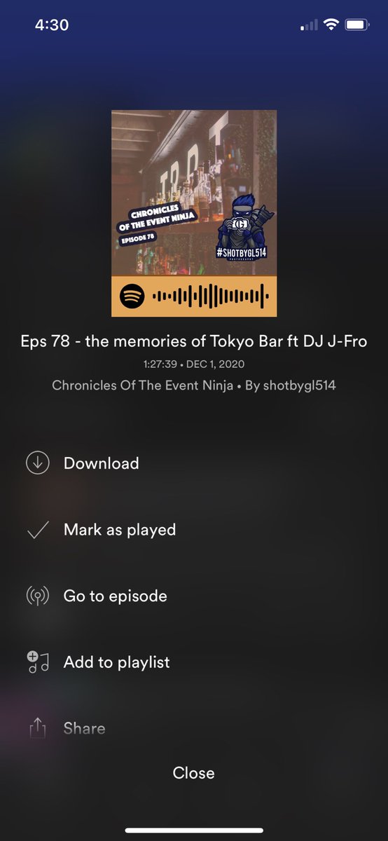 TBS x TBBT AKA Tokyo Bar is no more. Eps 78 ft <a href="/djjfro/">DJ J-Fro</a> we got way back in times of what Tokyo bar ment to us. 

open.spotify.com/episode/41pjqd…