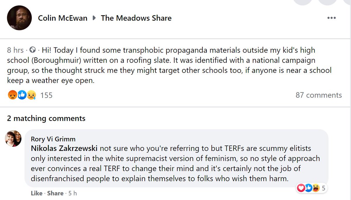 We have received some feedback on Slate Women of Scotland's work thought I should share. Brace yourself.  #WomenWontWheest