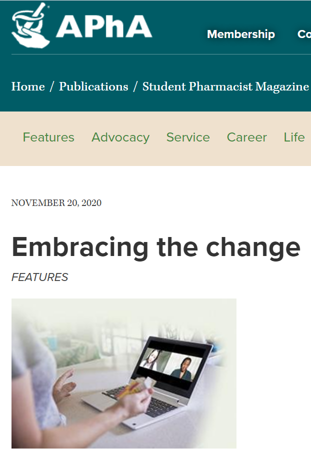 CSUPharmacy's tweet photo. CSU-COP is proud to announce Sara Shakhwar, our P4 student, has published an article in the November/December issue of the APhA`s Student Pharmacist Magazine! Congratulations Sara!
We are #CSUProud
#CSUCOP
https://t.co/sbFJJyAEvh https://t.co/l9GWhqyI2R