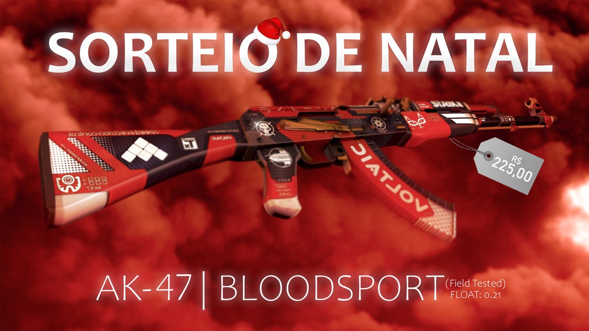 punifps's tweet photo. 𝗦𝗢𝗥𝗧𝗘𝗜𝗢 𝗗𝗘 𝗡𝗔𝗧𝗔𝗟🎅🎄

AK-47 | Patrocínios💖

🌟 Regras:

✅ Seguir @punifps 
✅ Seguir @bruninhofps1 
🔁 Retweetar esse post
➡️ Marcar dois amigos

Boa sorte guys 🔥 https://t.co/kvuBR8AUiE