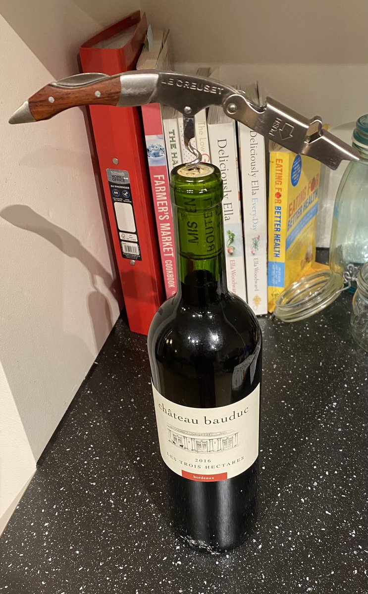 rtchapman802's tweet image. A nice bottle of @ChateauBauduc for the last night of lockdown