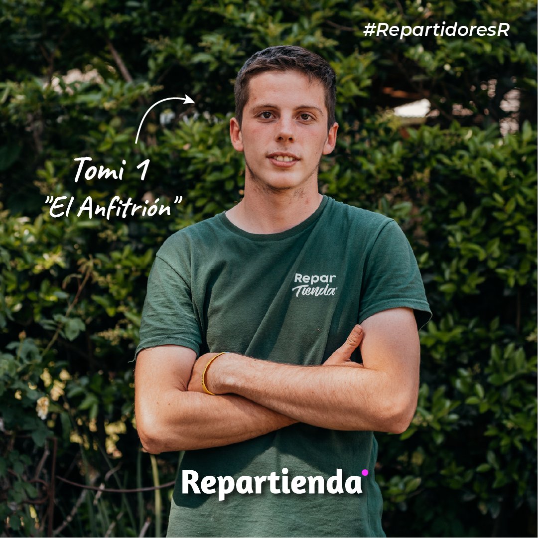 Repartienda's tweet photo. Seguimos con la presentación de nuestro Team!💪🏻

👉🏻Hoy es el turno de Tomás, para nosotros Tomi 1, para sus amigos El Cava.

#Repartienda https://t.co/JYsC7PT2CF