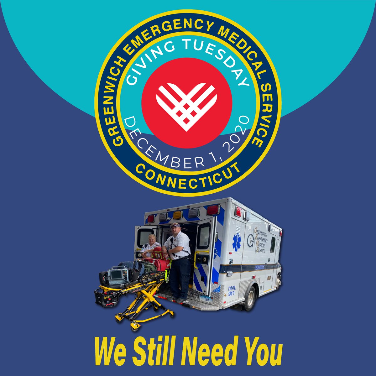 We still need your support!
To donate now visit greenwichems.org

#givingtuesday2020