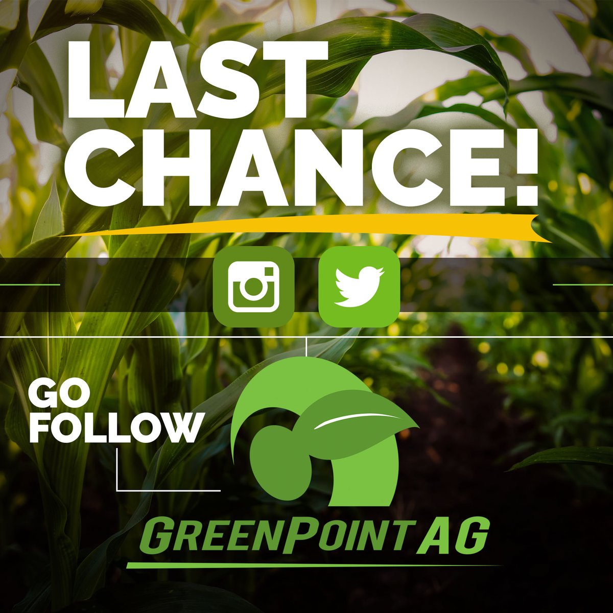 TFC_Agronomy's tweet photo. Your last chance is approaching quickly! ⏰Have you followed GreenPoint Ag yet? Head over to there page and give them a follow to stay up to date on all things agronomy! Find all the great content you found here on their page starting Dec. 4! https://t.co/FdsugozpPN