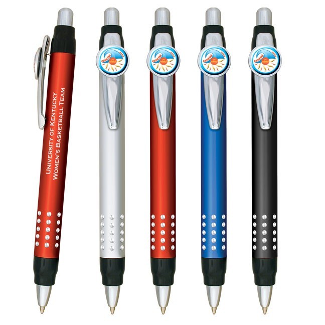 Deluxe #Metal #Pen is a great way to get your company noticed. It allows you to #imprint on the barrel as well as on a #dome. Your clients will appreciate and remember you for this elegant pen. bit.ly/2XdQyQ2