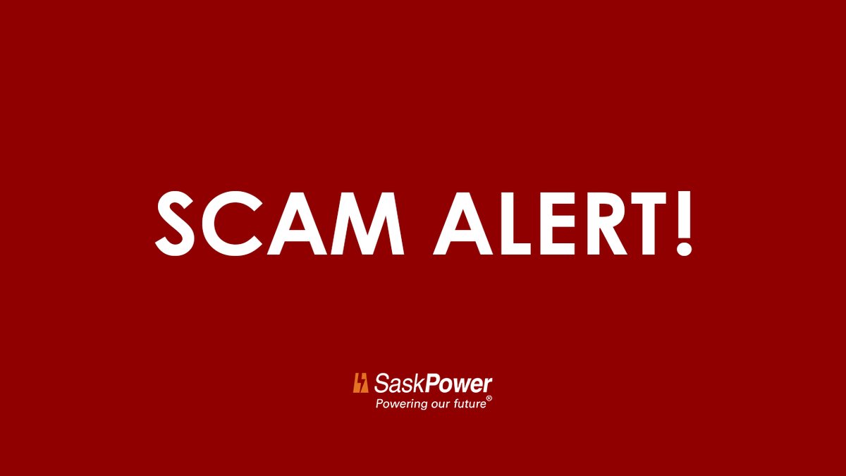 Scammers are going door-to-door in Regina asking customers to sign up for a 10% rebate on your power bill. The 10% rebate is applied to all customer bills automatically and there's no need to sign up. Contact us at 1-888-757-6937 or call the police if the scammers approach you.