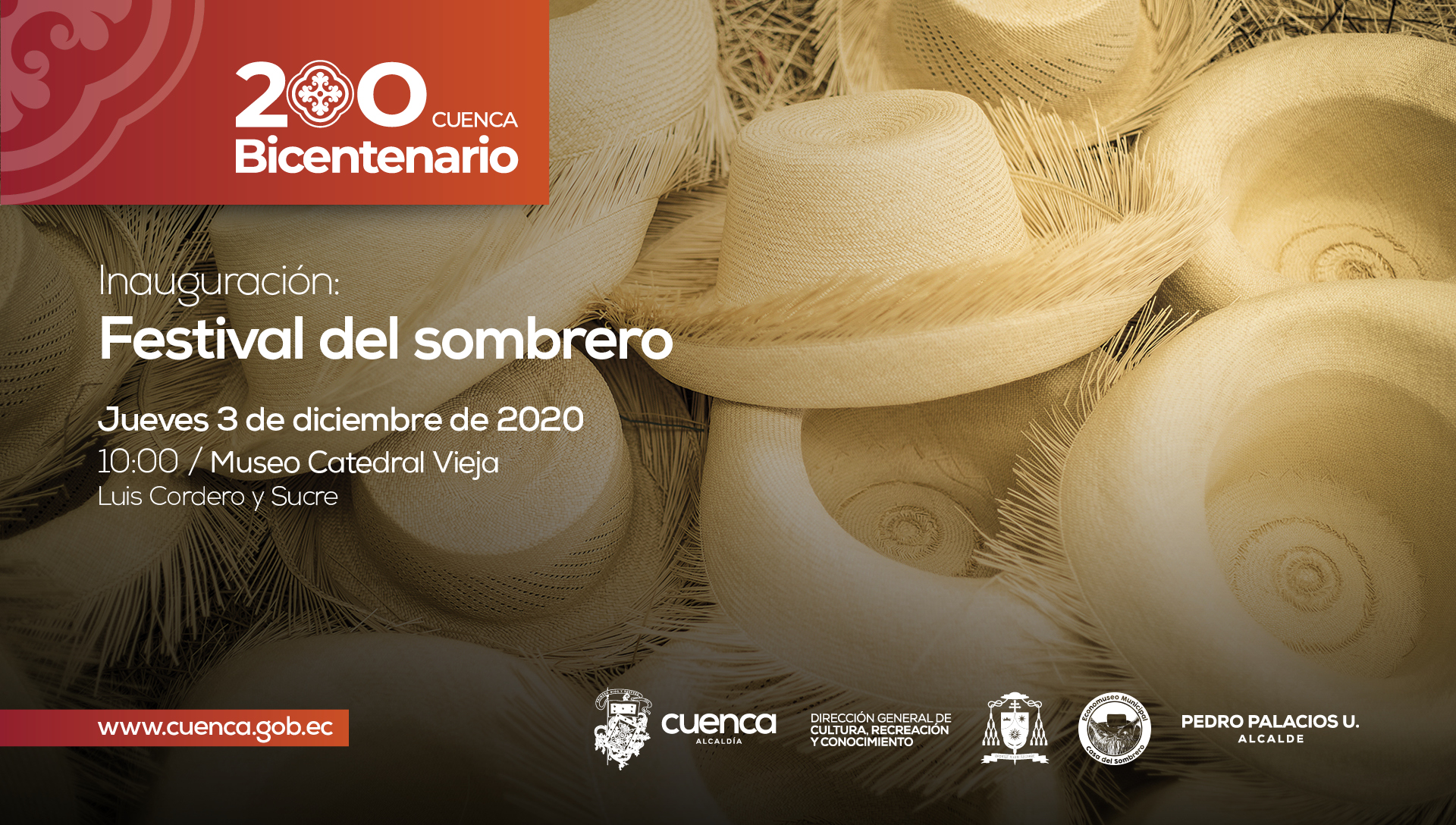 Frontera alto garrapata Dirección de Cultura de Cuenca on Twitter: "Te invitamos al Festival del Sombrero, un recorrido artístico cultural y patrimonial con variedad de sombreros, técnicas en confección y diseño. 👒 Con obras creadas Frontera alto garrapata Dirección de Cultura de Cuenca on Twitter: "Te invitamos al Festival del Sombrero, un recorrido artístico cultural y patrimonial con variedad de sombreros, técnicas en confección y diseño. 👒 Con obras creadas