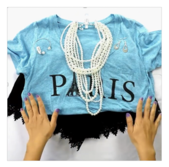 This was the opening of the ad. When you take a closer look at the product offered, it kind of became obvious what the problem was.We were promoting a crop top and shorts. Not really the outfit of an older age demo.