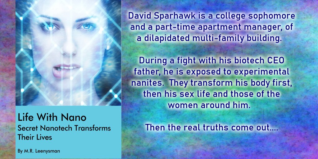❤ Life With Nano ❤
When college student David is exposed to experimental nanites during a fight with his biotech CEO father, his whole life starts to change, starting with his effect on the women around him...
https://t.co/J4PBs4K2Bt
#erotica #scifi #scifierotica https://t.co/jw5ZwidrmP