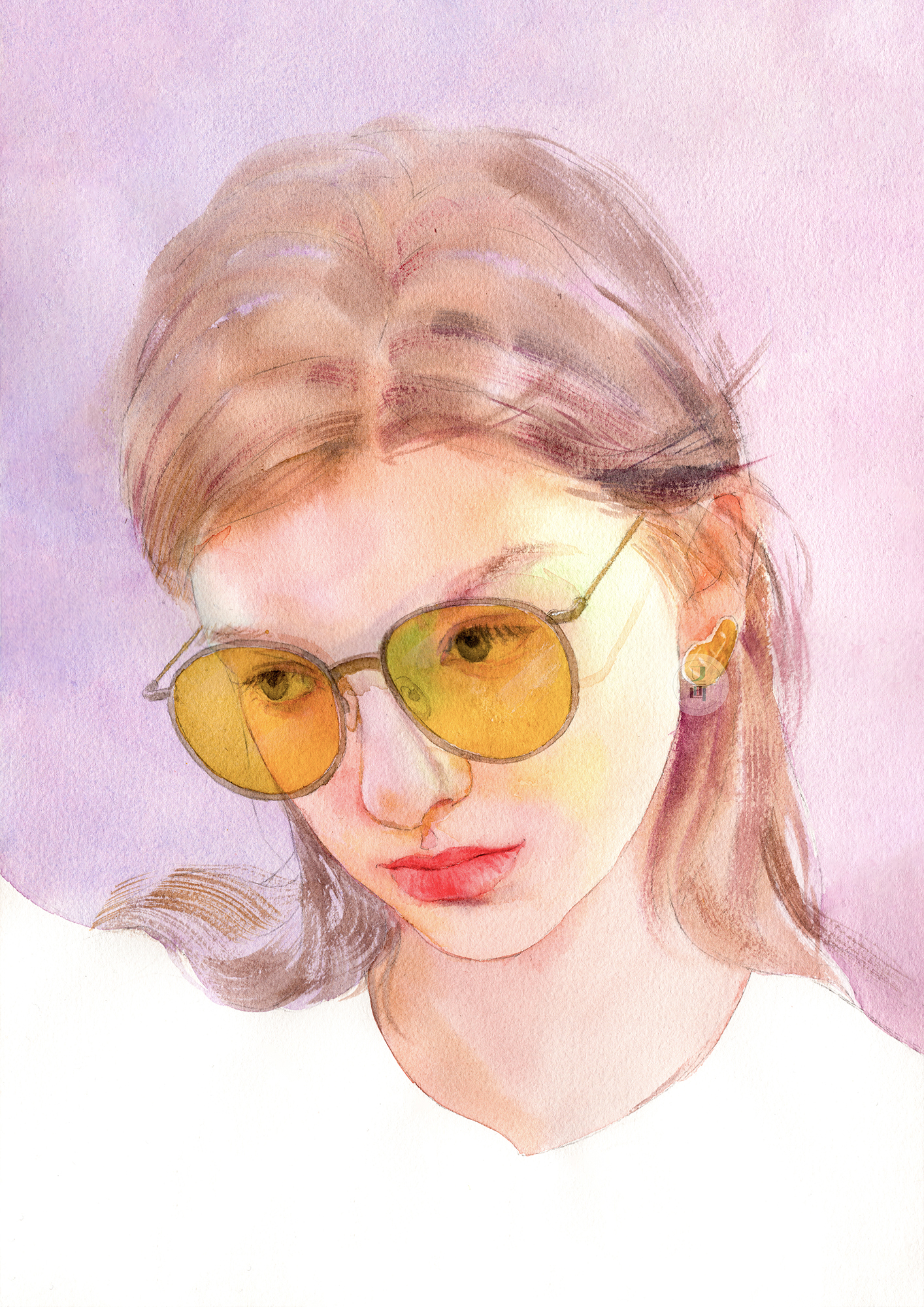 又画教育on Twitter 水彩人物 眼镜少女 水彩 人物 绘画 Watercolor Scenery Painting 水彩画 水彩 イラスト 水彩フレーム Personages T Co Gosjtl8zbh Twitter