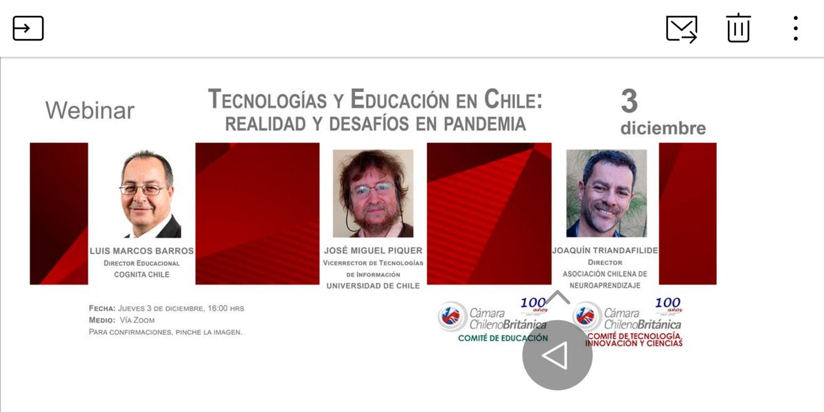 Webinar Tecnologías y Educación en Chile