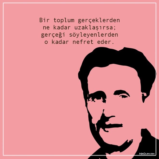 SemihKiziroglu's tweet photo. Diktatörlere ölümcül darbe vuran insan.Saygıyla,minnetle anarak... #GeorgeOrwell https://t.co/b6HPN7hOBr