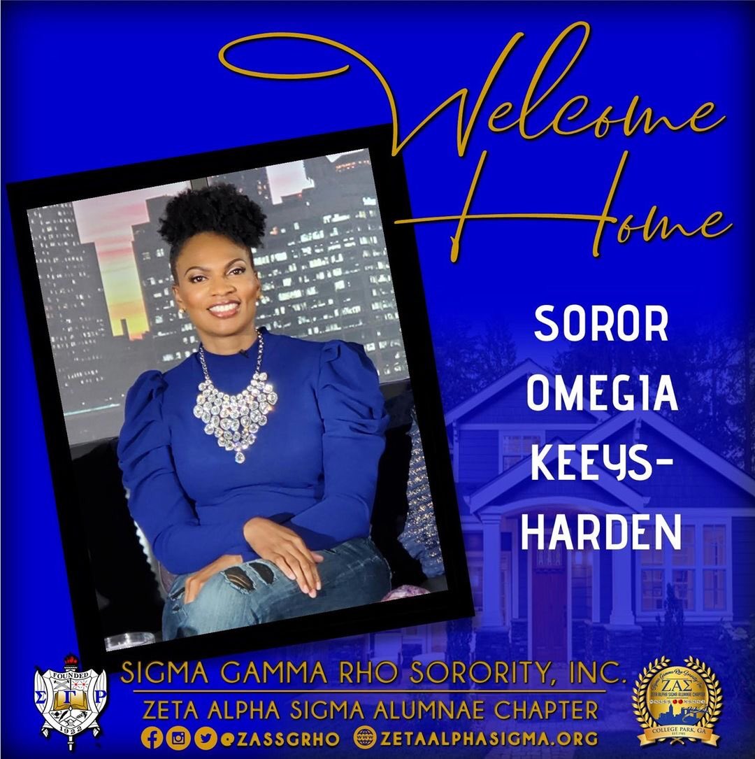 We are so excited to welcome Soror Omegia Keeys-Harden to our ZAS family! Welcome home, Soror Keeys-Harden!⁠
⁠
#sigmagammarho #sgrho #zasdoesitbest #greater #welcomehome