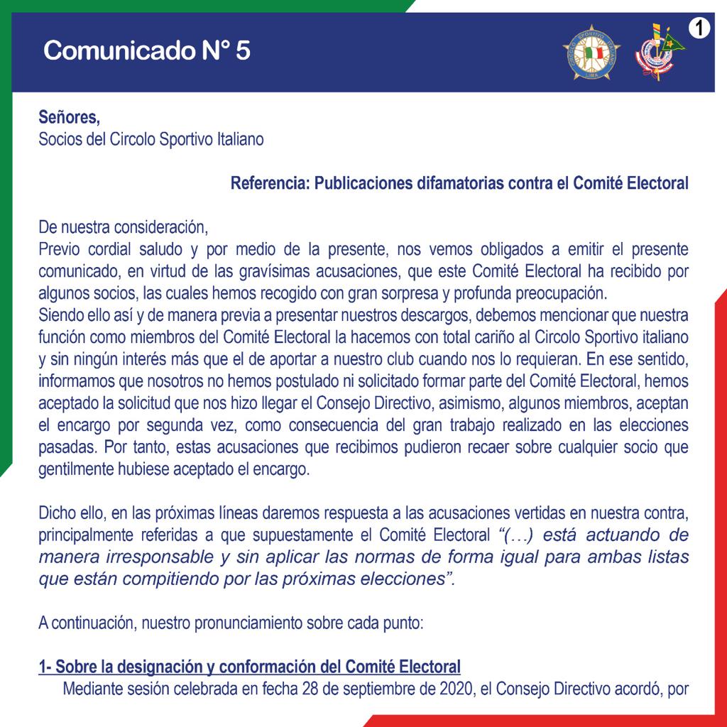 Circolo Perú tweet media