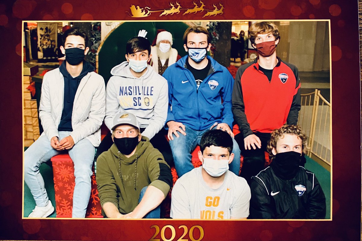 TSC04ECNLBoys's tweet photo. A night off the pitch means donating and shopping for those in need..with a little visit to Santa, covid style  #payitforward @ECNLBoys @TSCECNL https://t.co/ADzQMLud2l