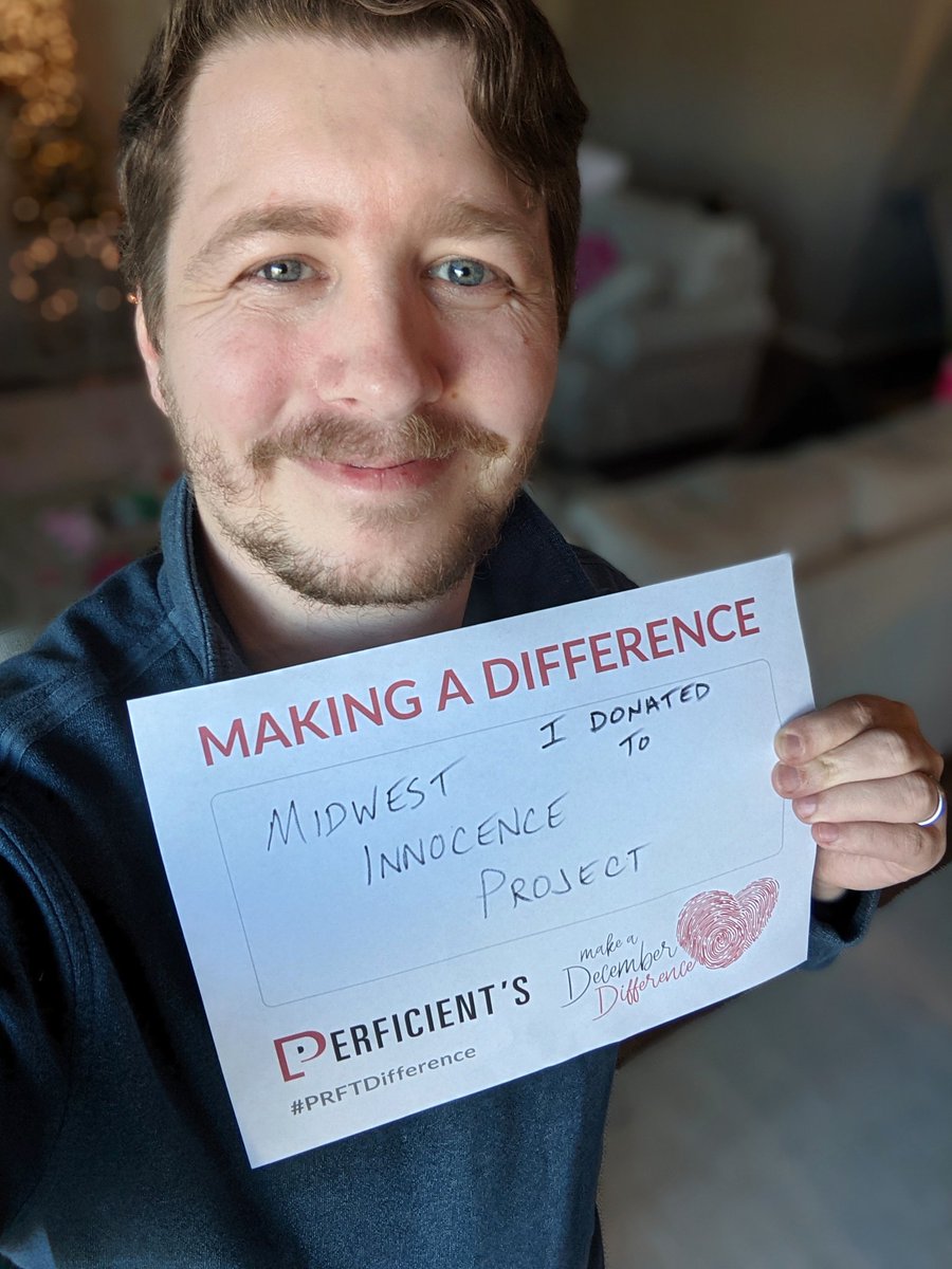 tylergramke's tweet image. Thanks to @Perficient, I donated to @The_MIP to help their efforts of exonerating and providing relief for wrongfully convicted individuals.

#PRFTDifference