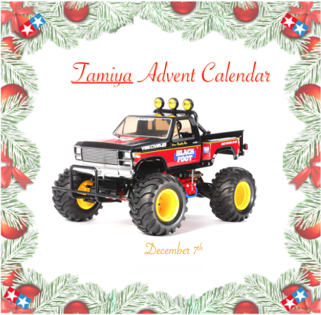 TAMIYA UK on X: Blackfoot! Day 7 Advent Calendar. #Monster #Bigwheel #icon  #Tamiya  / X