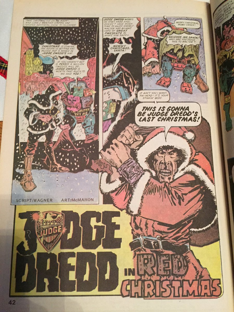 Also includes a non- Christmassy story with fantastic art by Colin Wilson. This is an early Quality Comics series, a significant step down in quality (the irony!) from the Eagle Comics editions but way better than what they would become.