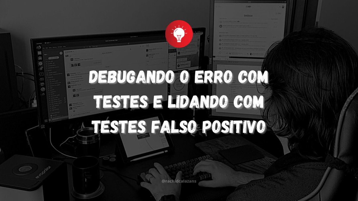 rachidcalazans's tweet image. Fala galera, tudo bem? 
Nesse vídeo falo sobre como debugar o erro com testes e lidar com testes falso positivo 
Link para acesso: youtu.be/9oz_VJHcrLk
Espero que gostem 
#aprendendoaprogramar #engenheirodesoftware #analistadesistemas #cursodeprogramação #cursodeti