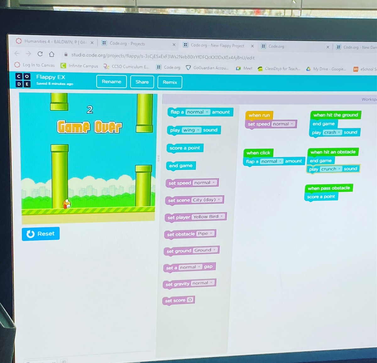 Did you know our school has a Technology Specialist? Our students are learning how to problem solve and follow step by step instructions while creating a game with <a href="/codeorg/">Code.org</a> What a fun way to learn! #tarracademy #empowerthefuture #codingforkids #k5 #ccsdmagnet