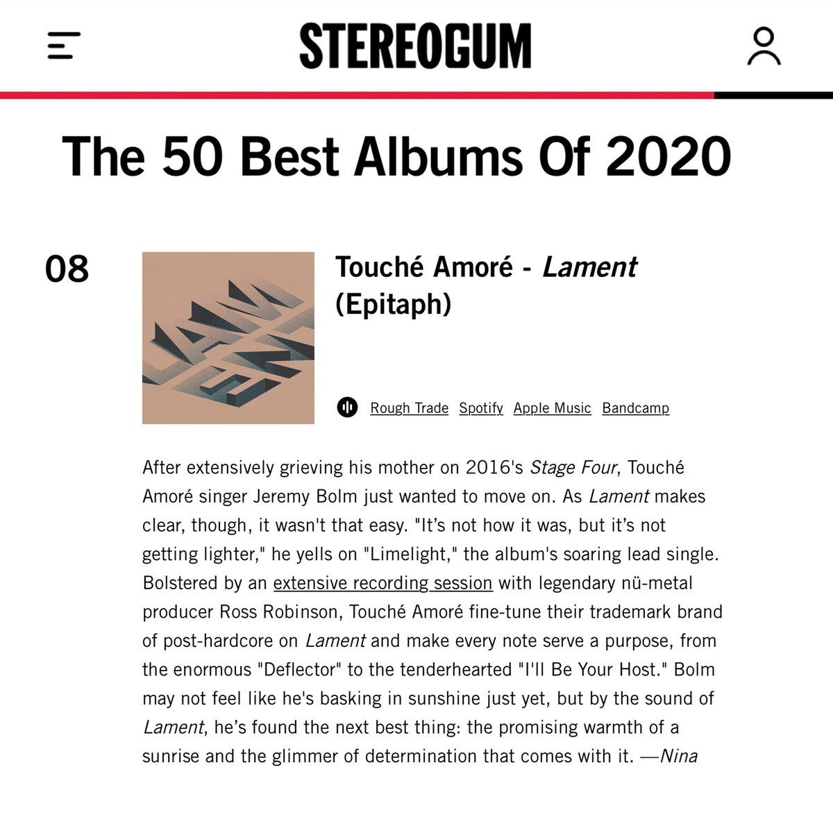 Touche Amore Toucheamore Twitter