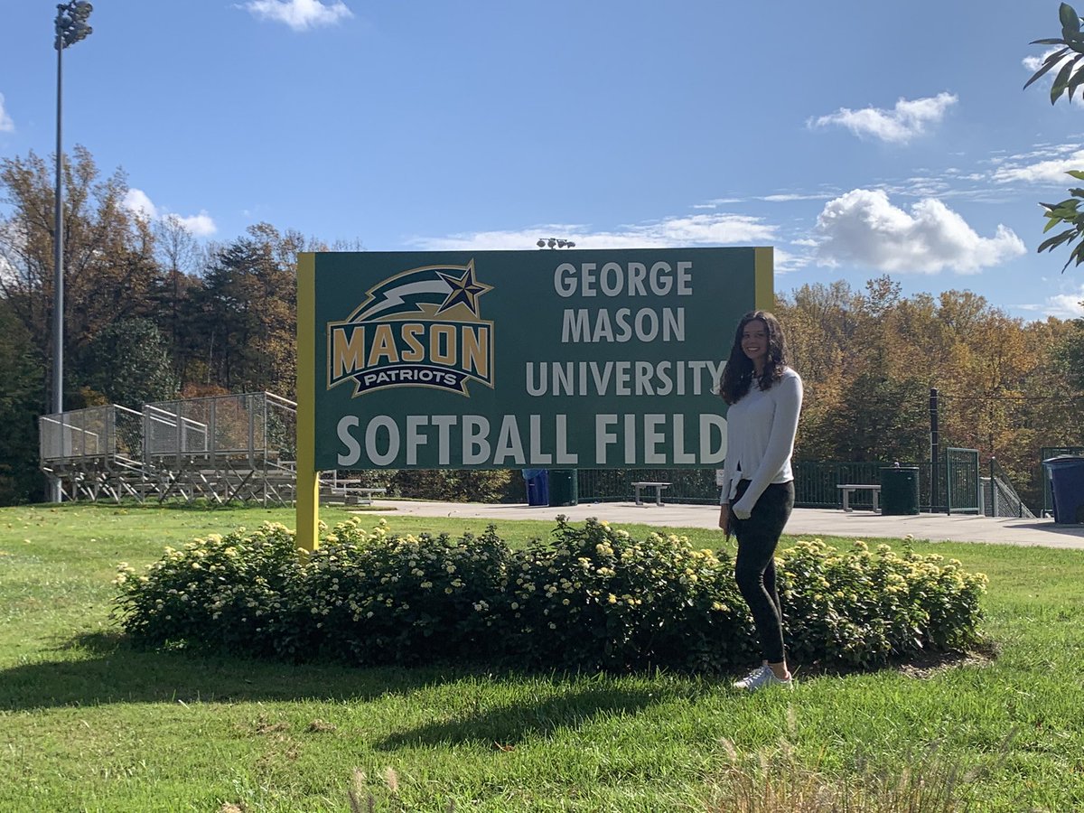 MayaMcGowan2022's tweet photo. I’m so excited and blessed to announce that I have committed to play softball at George Mason University. Big thanks to my coaches, family, teammates, &amp; friends that have supported me along the way. Go Patriots!💚💛 @MasonSoftball @jmrw20 @Coach_MGriff @OHE_MurphyInman https://t.co/lIo7ayq2BT