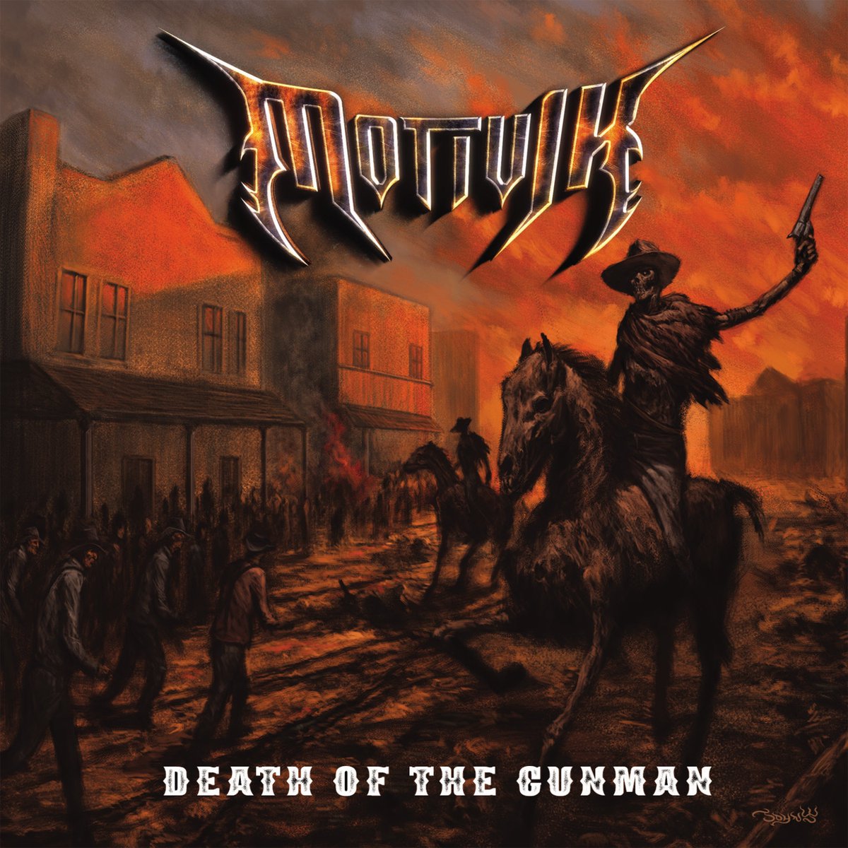 MetalResource's tweet photo. #metal #news Melodic Groove Thrashers #Motivik to Release Debut Album "Death of the Gunmen" December 18th. Feat. Guest Appearance by Robert Wolfe ( #Sacrament ), Listen to the First Single #Away  https://t.co/itrvnegAfh #DeathoftheGunmen #RoxxRecords @BillRoxx https://t.co/tCDujCBcZK
