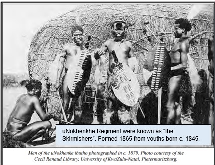 Mbuyazi’s gunmen inflicted great casualties amongst Cetshwayo’s regiments on their right horn before being overwhelmed by the collapse of the iziGqoza's right.The uSuthu faction's 12,000 warriors then methodically slaughtered about 18,000 of Mbuyazi’s people, the iziGqoza.4/7
