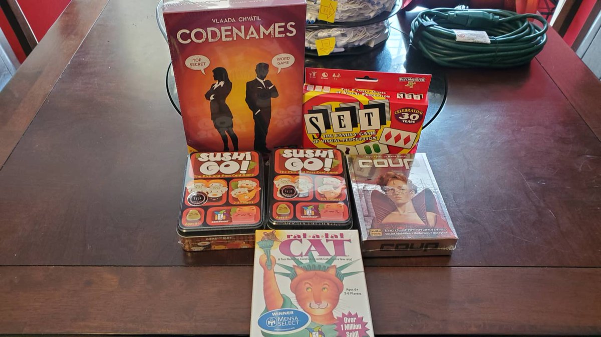 New Games that arrived today for the Club Fantasci Christmas Game Drive! Thank you Tanya Koreis Gautreaux! #boardgames #games #christmas #donations #nashville #clubfantascichristmasgamedrive #clubfantasci #rpg