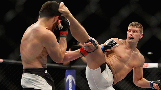 - Thompson Spinning Wheel Kick- Thompson Straight Rights- Gaethje Leg Kicks- Aldo Leg Kicks