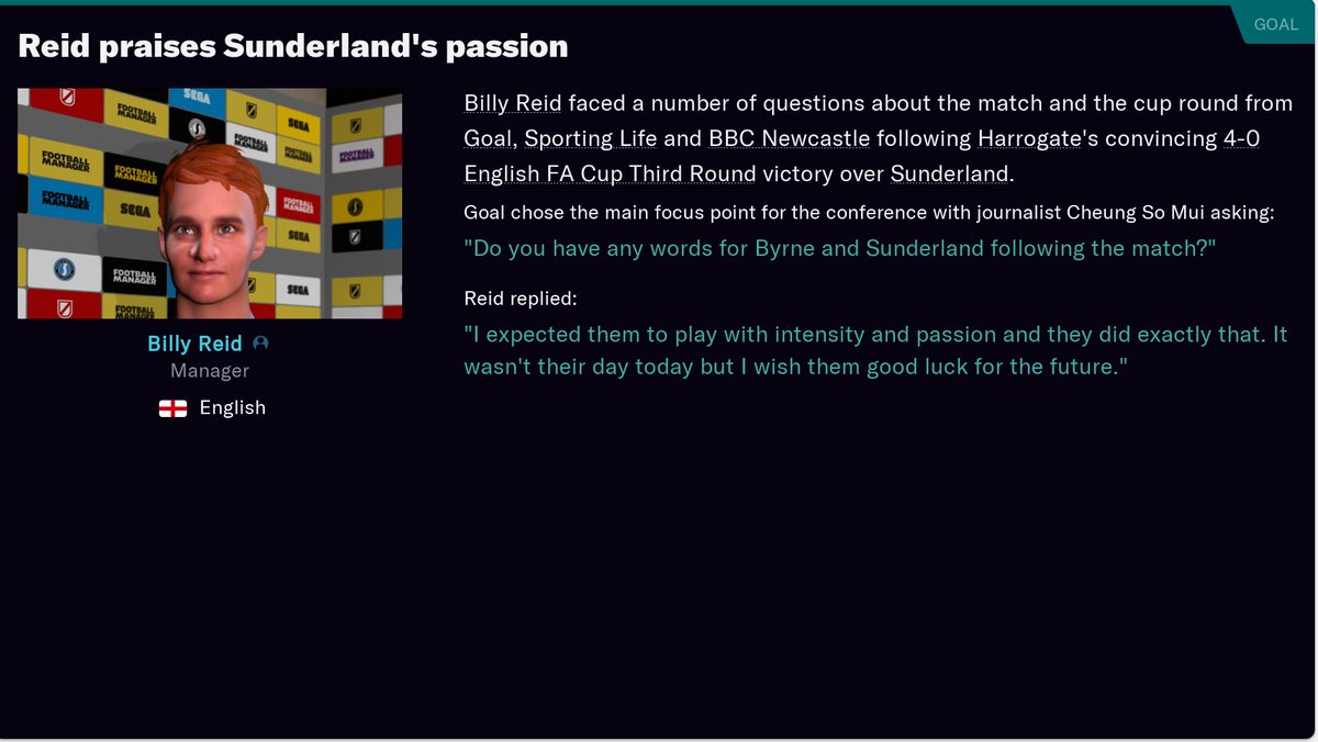 I'm turning into Pep.. battering sides and praising them after