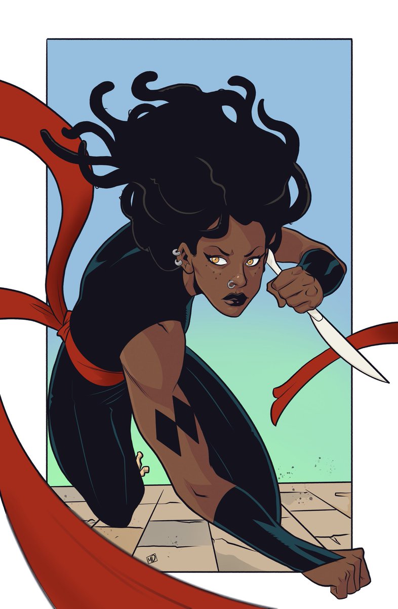 MeechDoodle's tweet image. Brishka (Head Lopper). Complete I think.

#headlopper #brishka #imagecomic #comicbooks #comicart #fanart