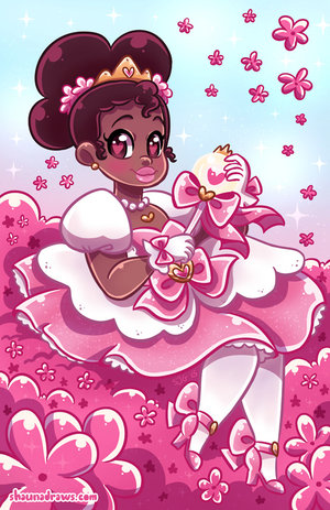 When making darker-skinned characters, this is usually a problem I see with designs. The skin undertone and the VALUES are either too similar or not contrasting enough. It is harder to find that balance, but when you do, you get PLP (some of the cast of SD/STPC) and it's great.