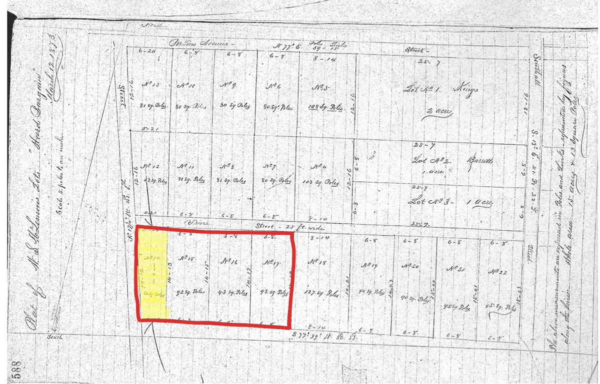 McLemoreHouse's tweet photo. #OTD1880 On December 1, 1880, when he was 51 years old, Harvey McLemore bought four adjacent lots (14-17) in the Hard Bargain neighborhood of Franklin, TN from the man who had enslaved him 15 years earlier --Judge William S. McLemore. https://t.co/jeCYnrNu68