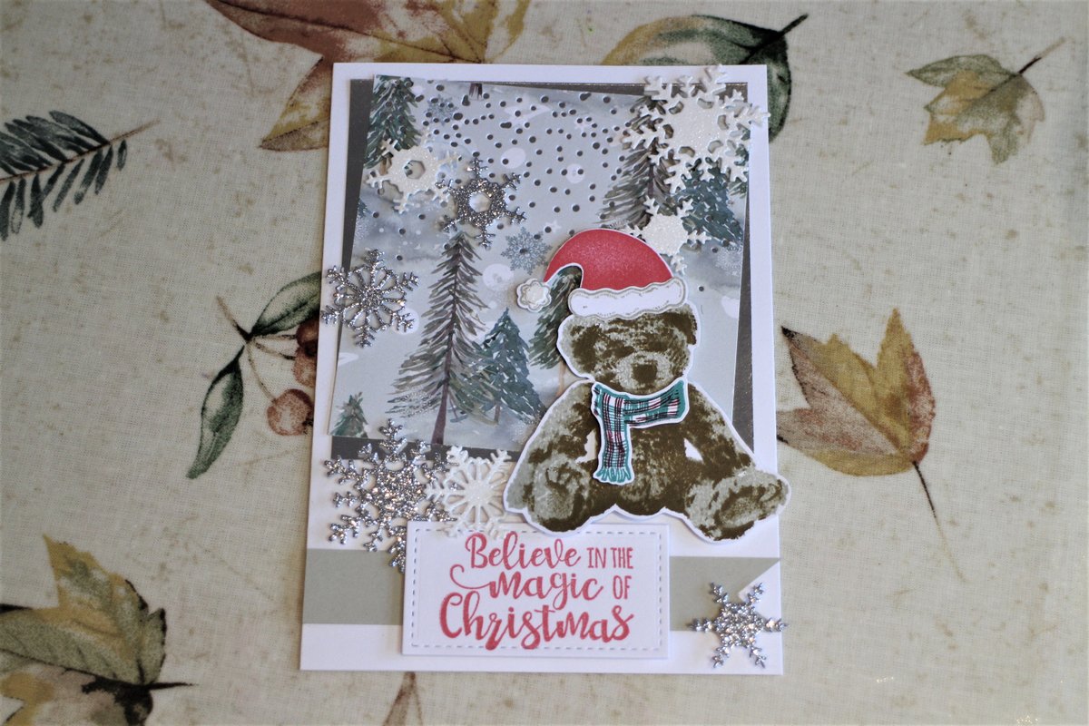 Excited to share this latest addition to our #etsy shop: Teddy Bear Christmas card etsy.me/2HXVfHg #teddybearcard #christmascard #winterwonderland #madeinuk #christmascarduk #senddirect #personalisedcard #snowflakecard #winterwoodland #christmas2020 #xmas #Xmas