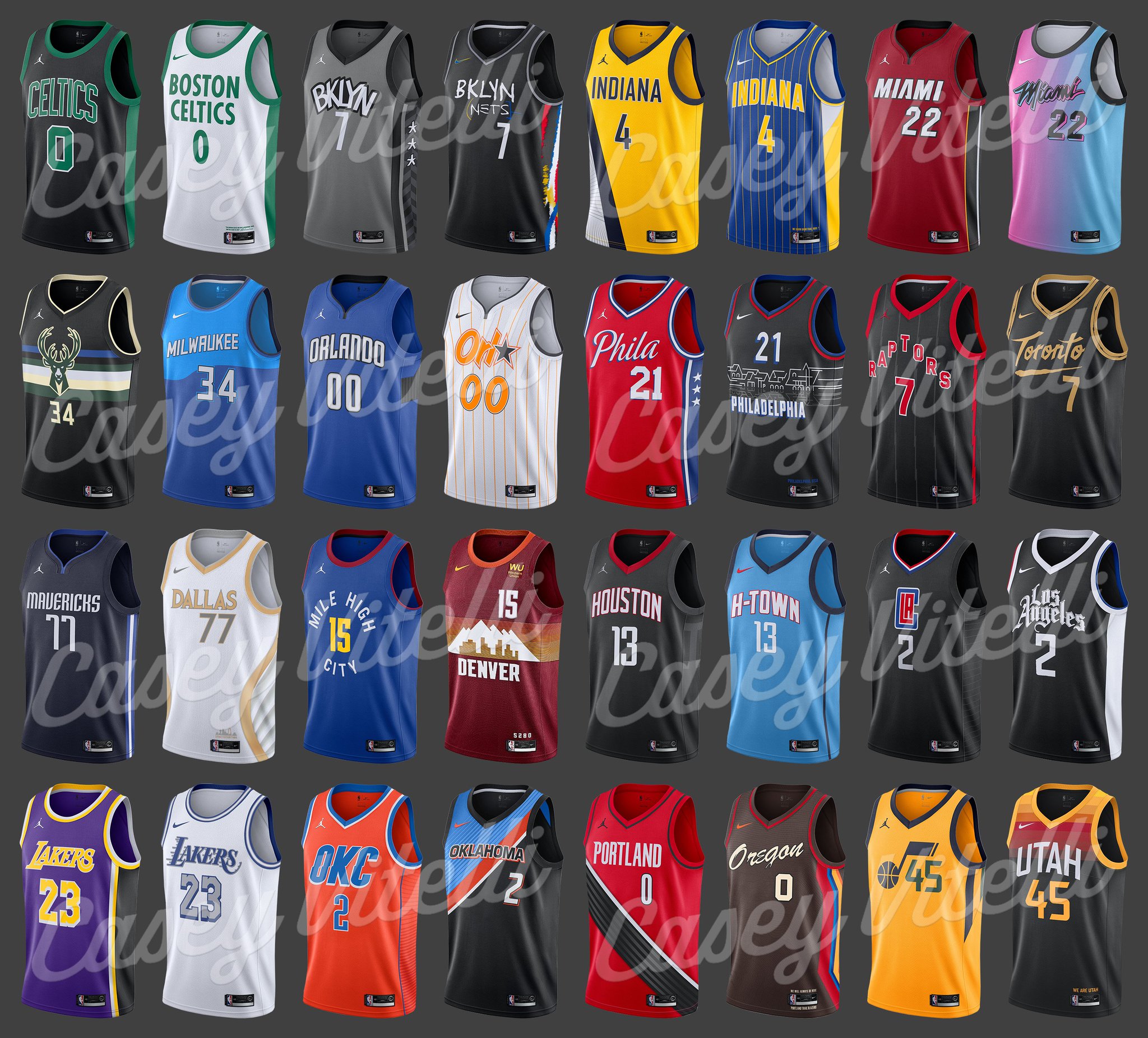 Casey Vitelli Imagines NBA 'Earned' Editions for 2021-22