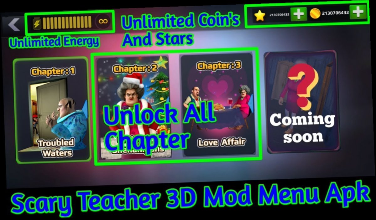 scary teacher mod apk unlimited everything