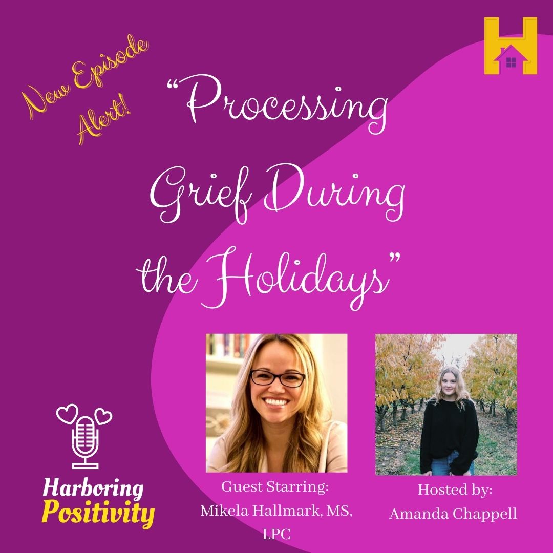 To conclude a year of so much loss, our new podcast episode, 'Processing Grief During the Holidays' is LIVE NOW!! Tune in on Spotify and Apple Podcasts! Click the link to listen to past, present, and future podcasts! safeharborim.com/blog-and-media… #safeharborim #harboringpositivity