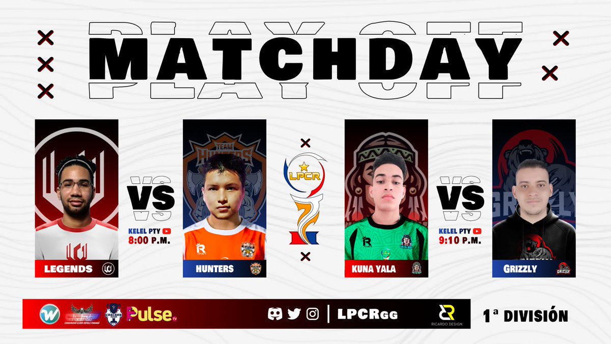 #LPCR3 | MATCH DAY!

¡PLAYOFF! 🔥
🗓 | ¡HOY! 1/12/20

🕗 | 8:00 P.M. 
⚔️ | <a href="/TeamLG_FF/">Legends_FF</a> 🆚 <a href="/TeamhuntersPTY/">Team Hunters</a> 

🕘 | 9:10 P.M. 
⚔️ | <a href="/lastheroes4/">Last heroes</a> 🆚 @GrizzlyeSports0 

#NuestraLiga 🇵🇦