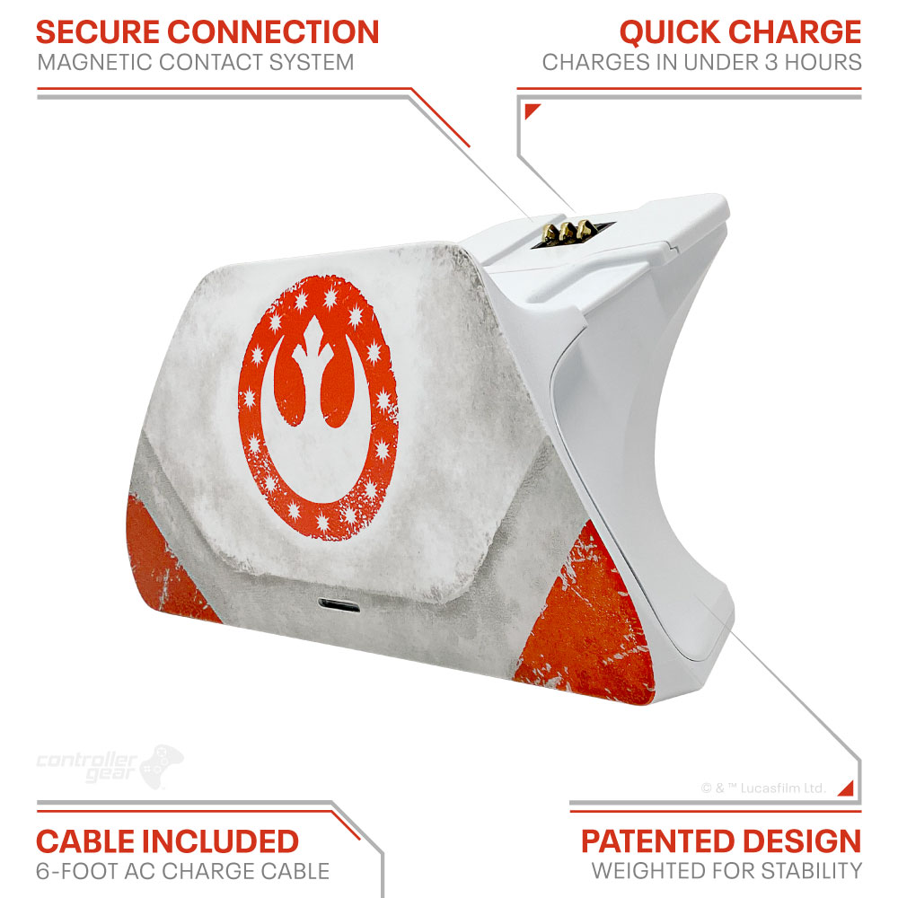 ControllerGear's tweet image. NEW REPUBLIC PILOTS WANTED -- The Star Wars™ Limited Edition Vanguard Squadron Controller Gear Wireless Controller &amp;amp; Pro Charging Stand Set features a war-torn New Republic helmet design. Available NOW while supplies last!! bit.ly/2GacT9Q 

#Xbox #StarWars