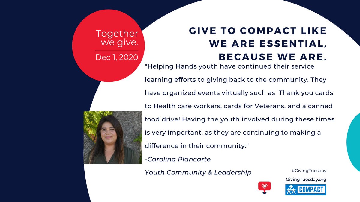 EECOMPACT's tweet photo. Keeping our youth engaged in service learning is one of our priorities during this pandemic. Help us provide these useful services, donate: https://t.co/6U33bSeVXP https://t.co/6SnW3Q8JCL