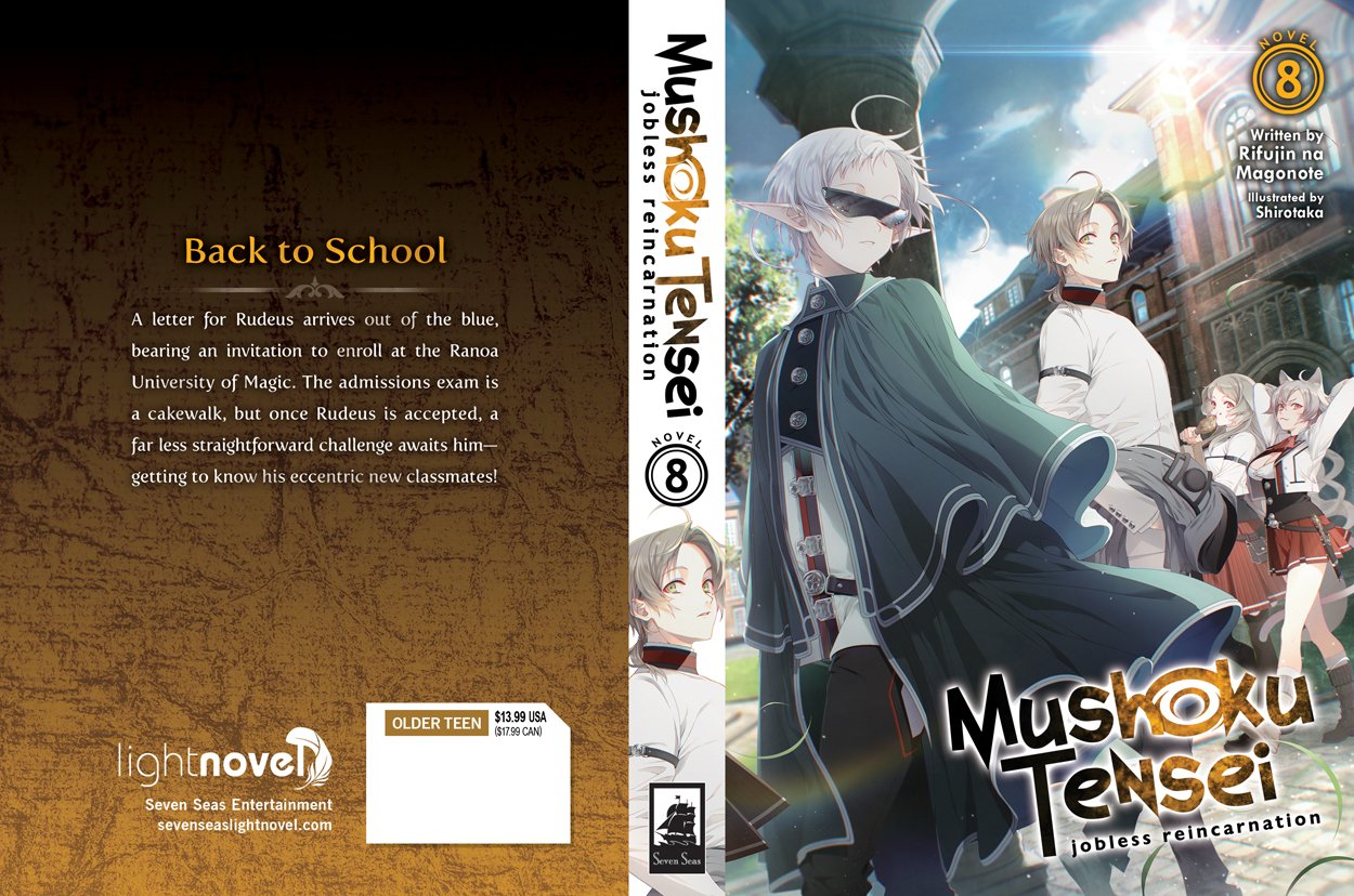 Mushoku Tensei Gets Special Book Cover by Shirotaka, to Release