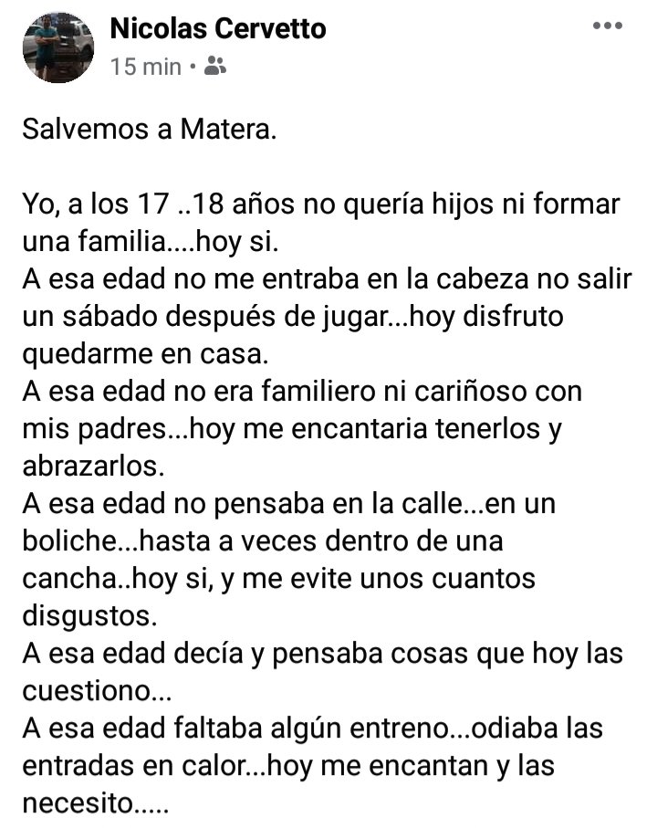 nicocervetto's tweet photo. Salvemos a Matera https://t.co/MkdkIEySyK