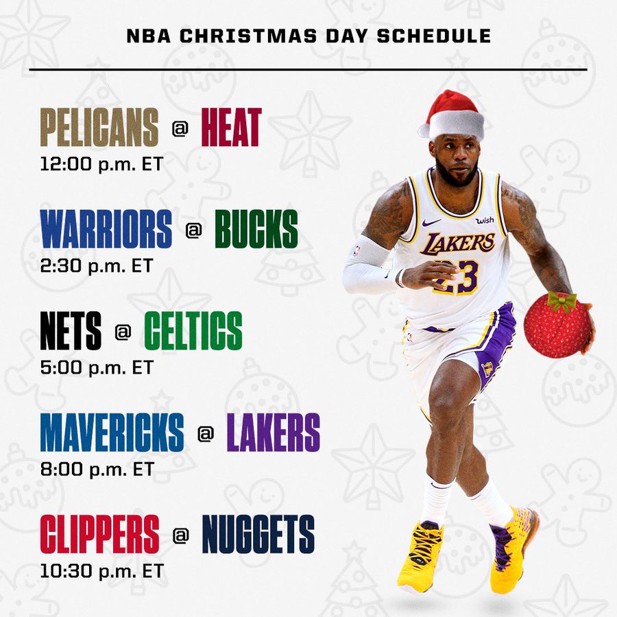 Warriors-Bucks Tentatively Set For Nba Christmas Day, Per Espn