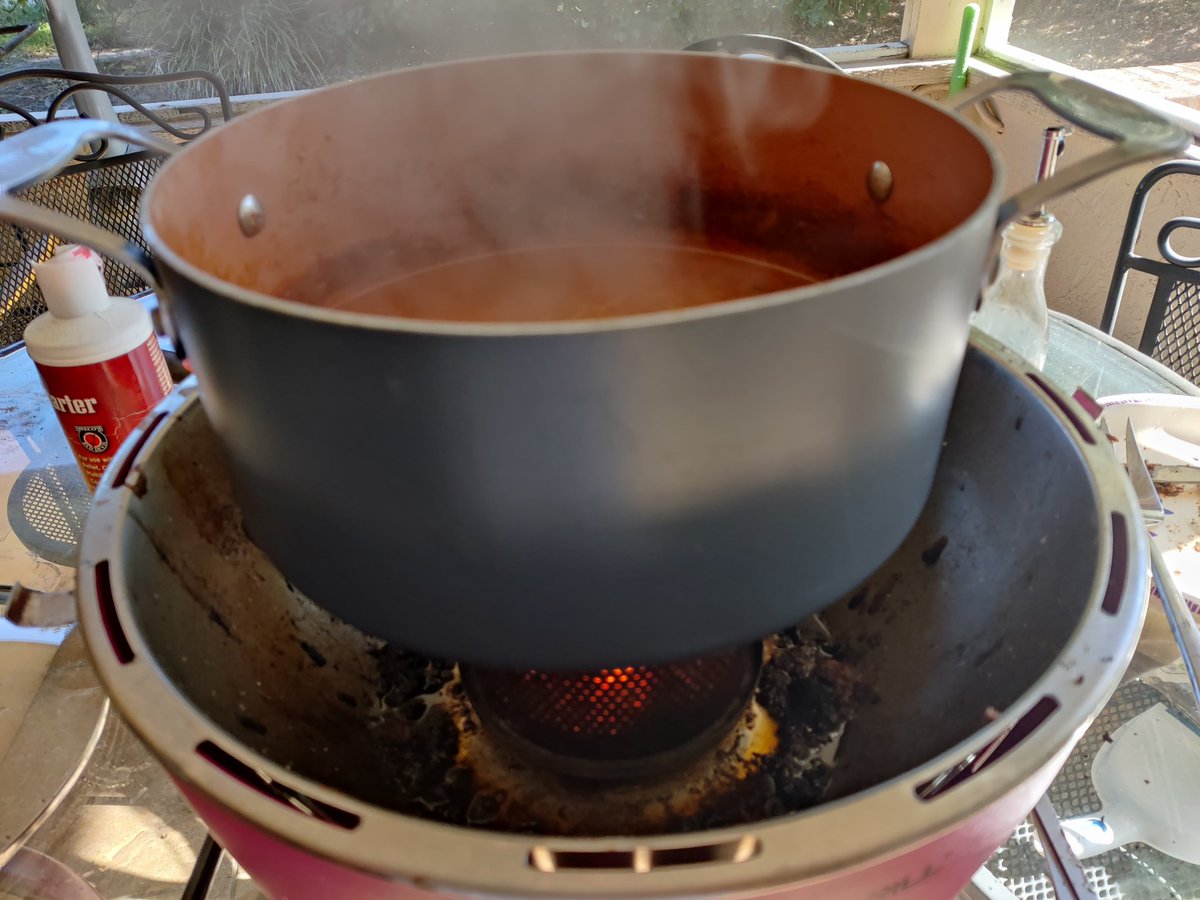Now comes the crux. The long slow cooking. I cooked this dal on charcoal.I let it simmer for five hours. Until the embers of 3 rounds of charcoal died out. Keep stirring it in intervals. Keep adding water to cook more. Mash the dal to thicken it.
