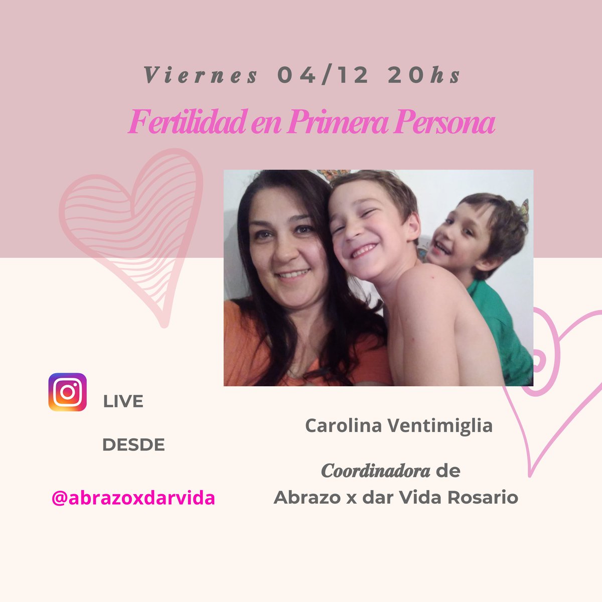 Agenda este viernes tenemos otra hermosa historia para conocer y deseamos compartirla con vos