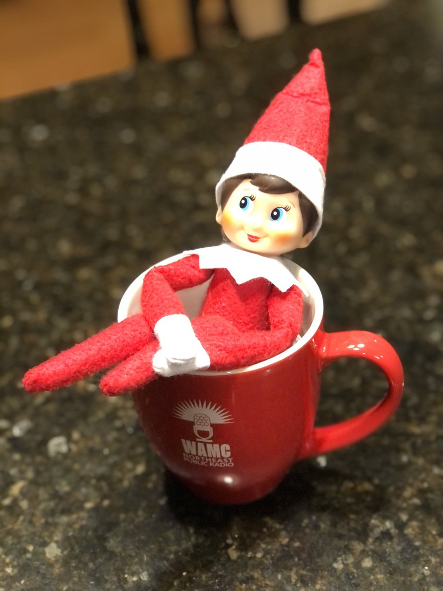 ta9ti's tweet photo. Boombadilla, our scout elf, made her return... @WAMCRadio - #breakingnews ;) https://t.co/WhCJ5wTyGS